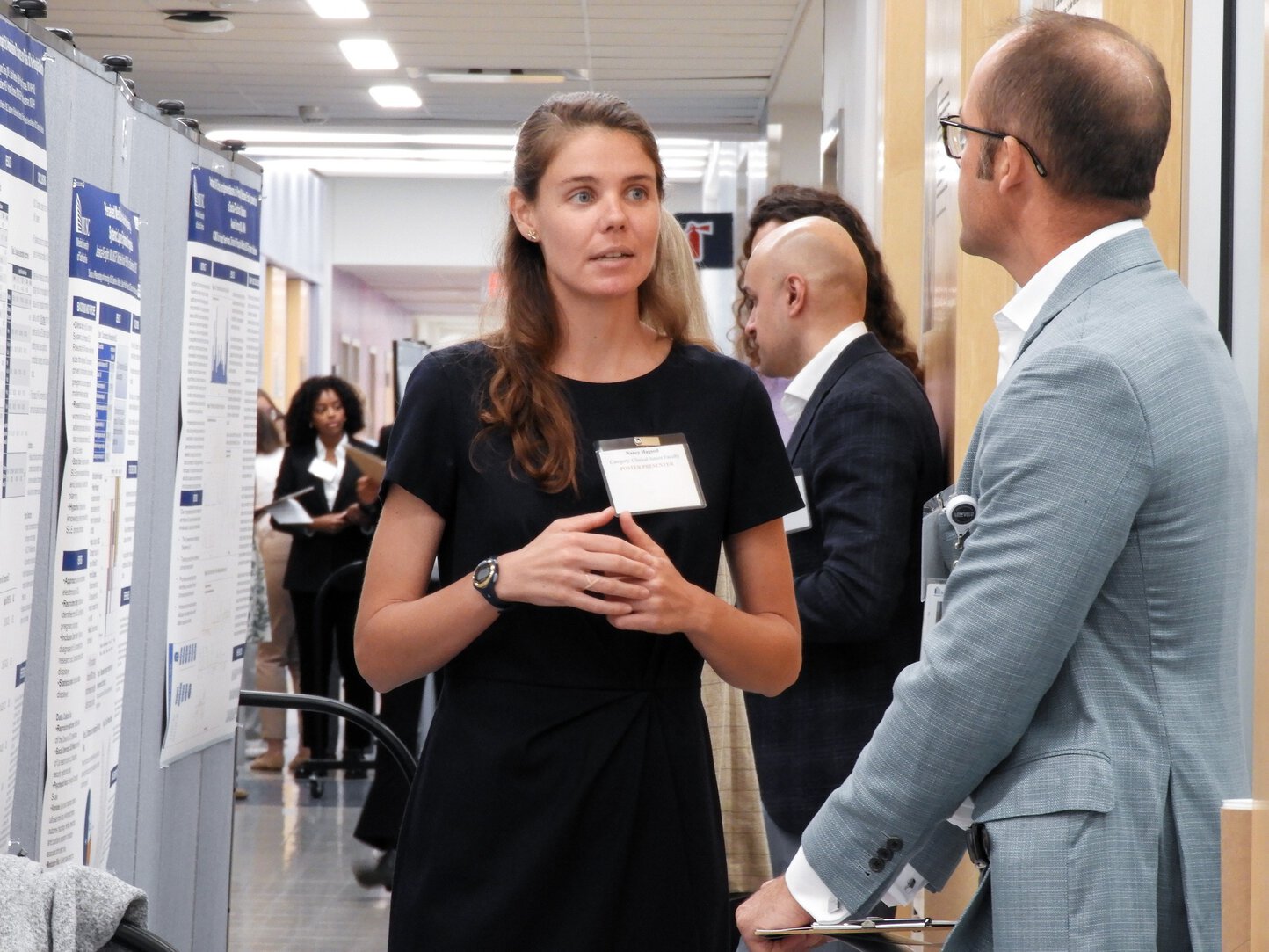 Nancy Hagood, M.D., presenting at the annual Department of Medicine Research Symposium