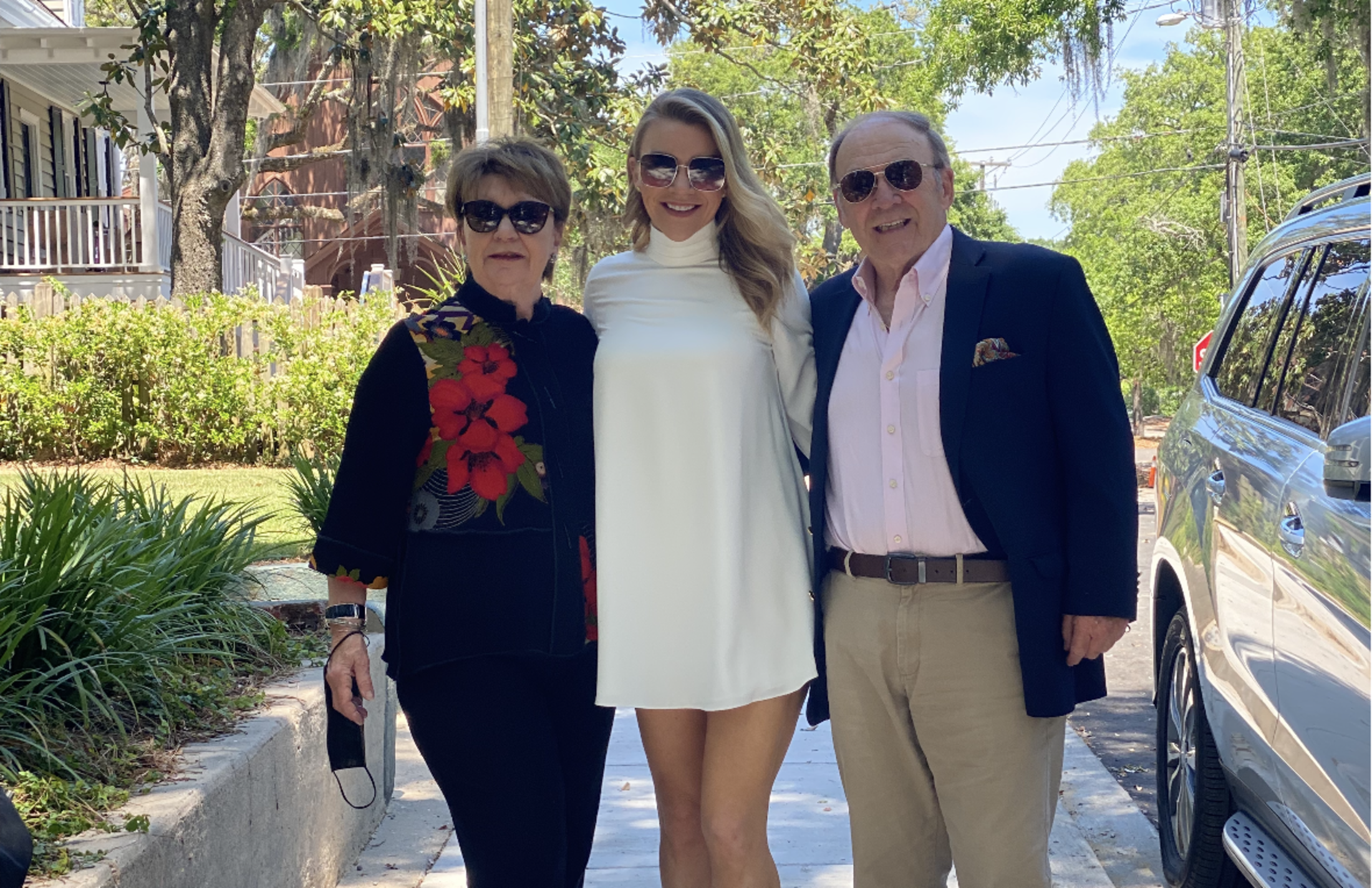 smiling family photo