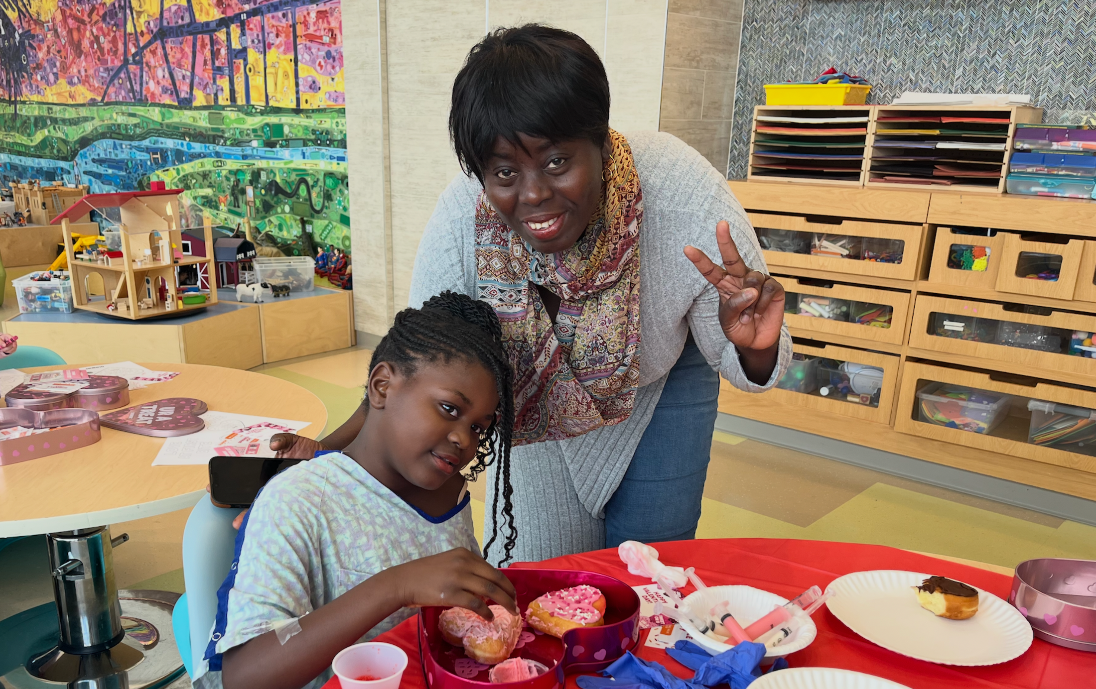 Valentines Day Donut Decorating SJCH