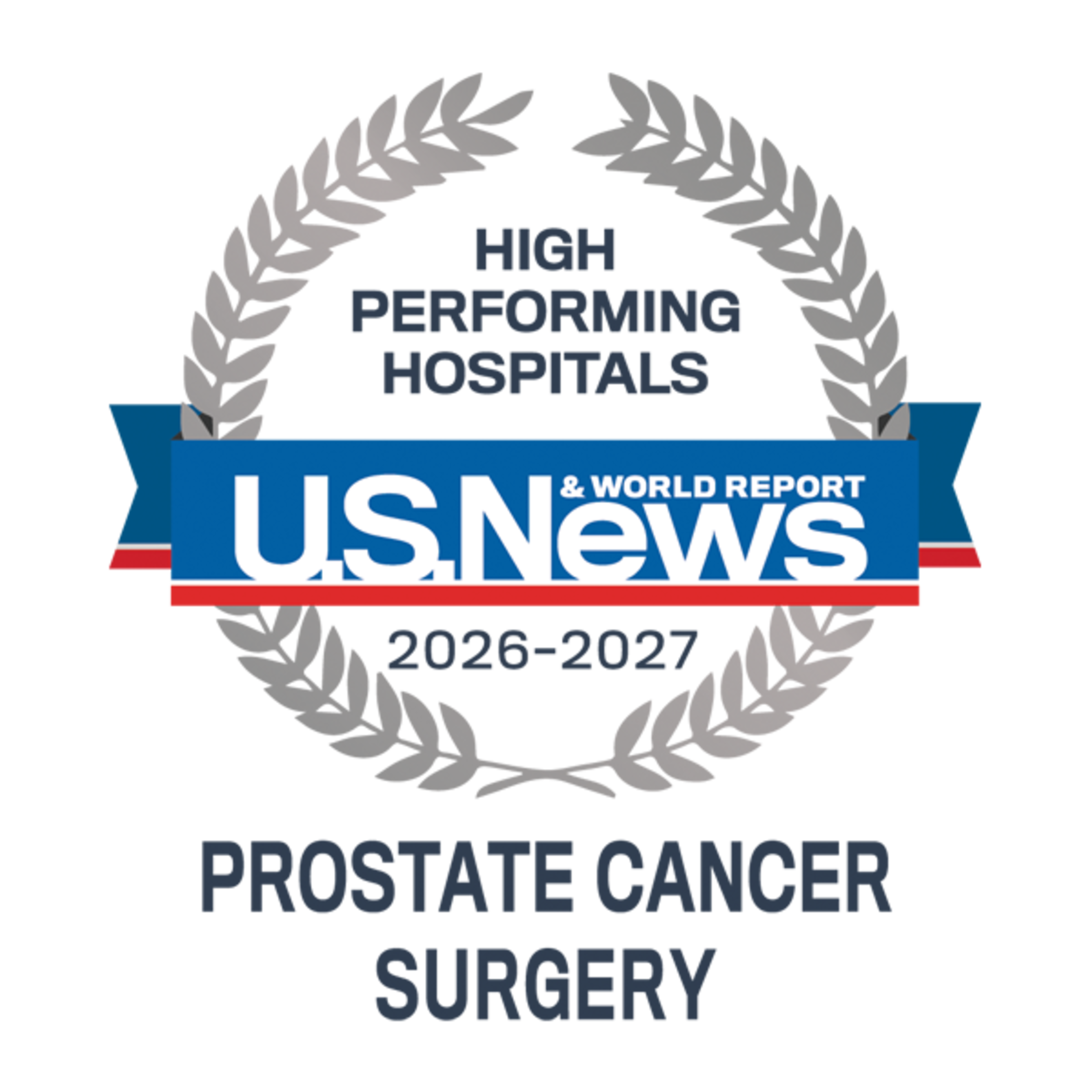 U.S. News & World Report High Performing Hospitals 2026-2027 Prostate Cancer Surgery