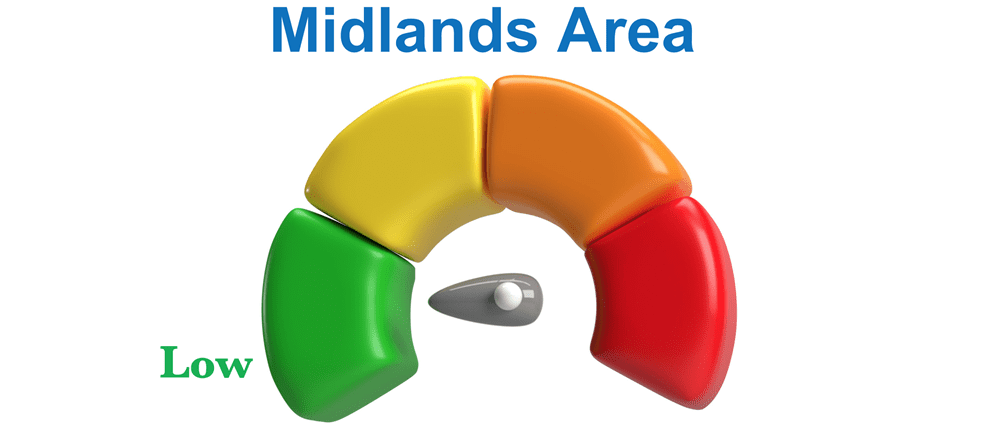 Cases of respiratory illnesses are currently low in the Midlands area. 