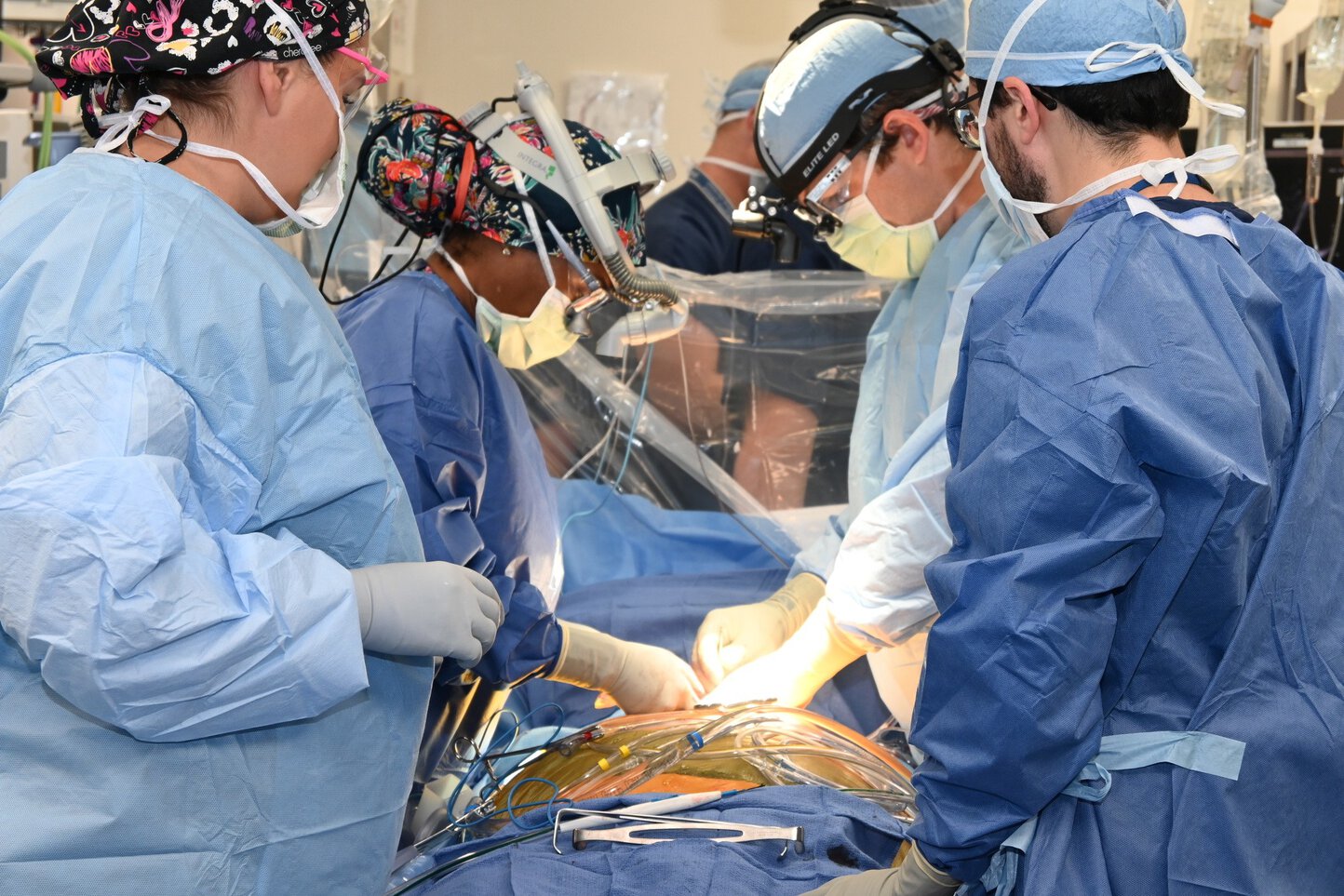 Cardiothoracic Surgery team in the OR