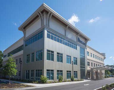 Exterior of the MUSC Health Bluffton Medical Pavilion