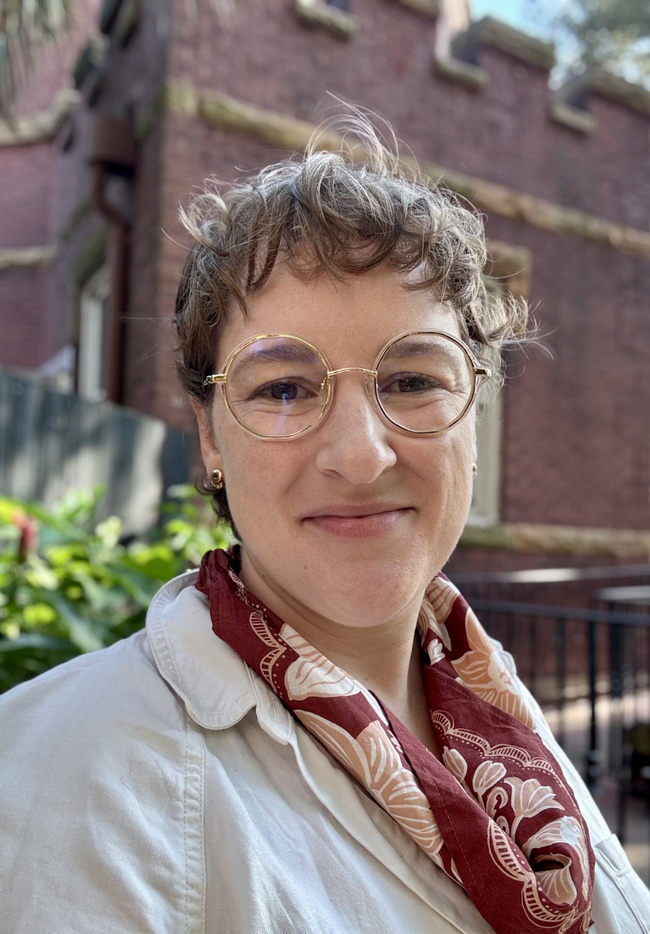 Headshot of Ph.D. student on MUSC campus.