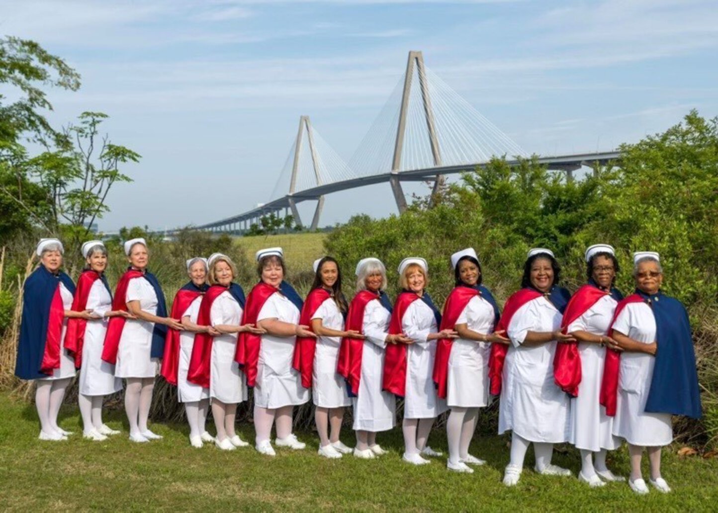 Ethel Sander and the Charleston/Low Country Nurses Honor Guard (NHG)of SC who will perform their special ceremonies at the Senior Expo.