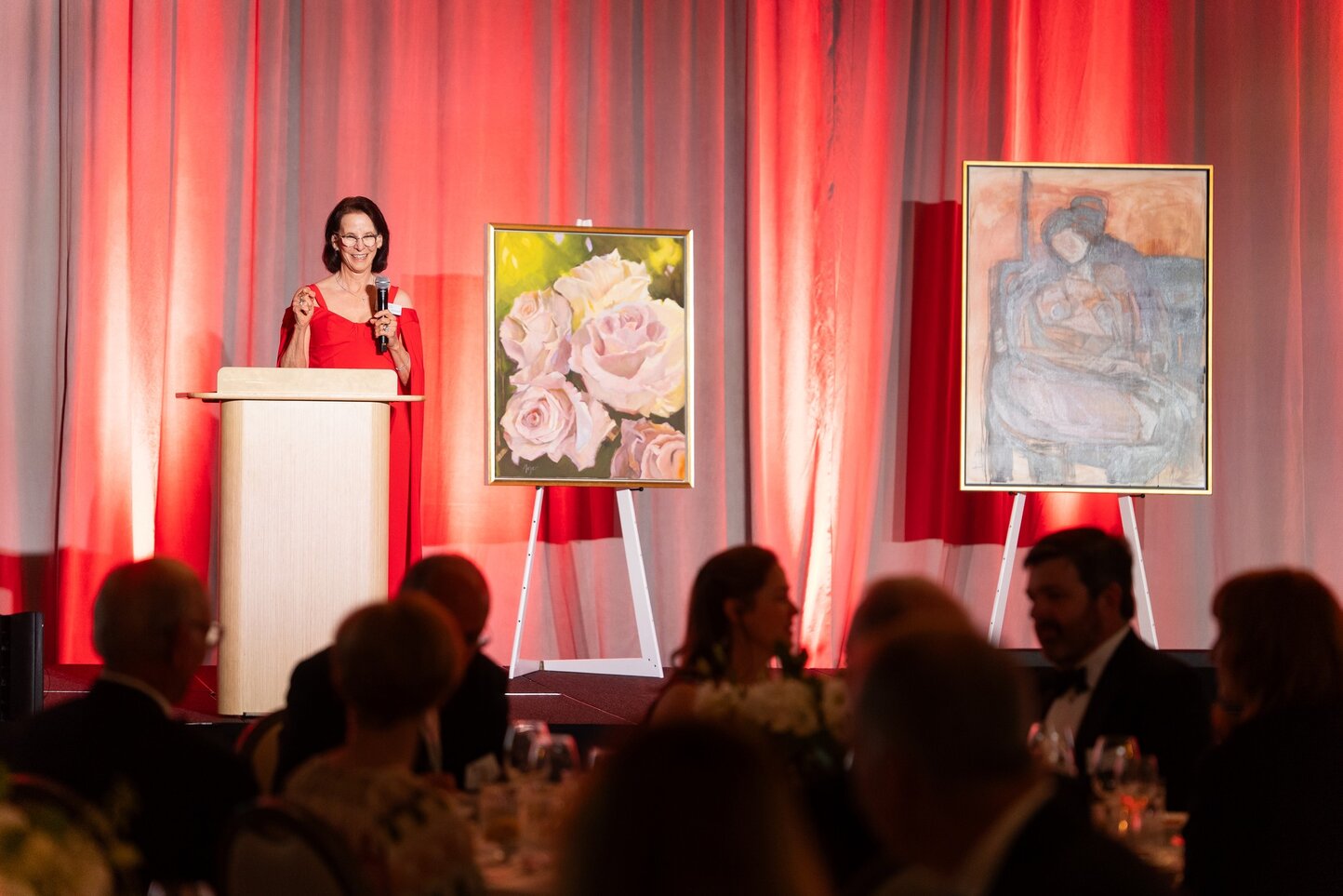 Speaker at podium during 2026 Affair of the Heart event