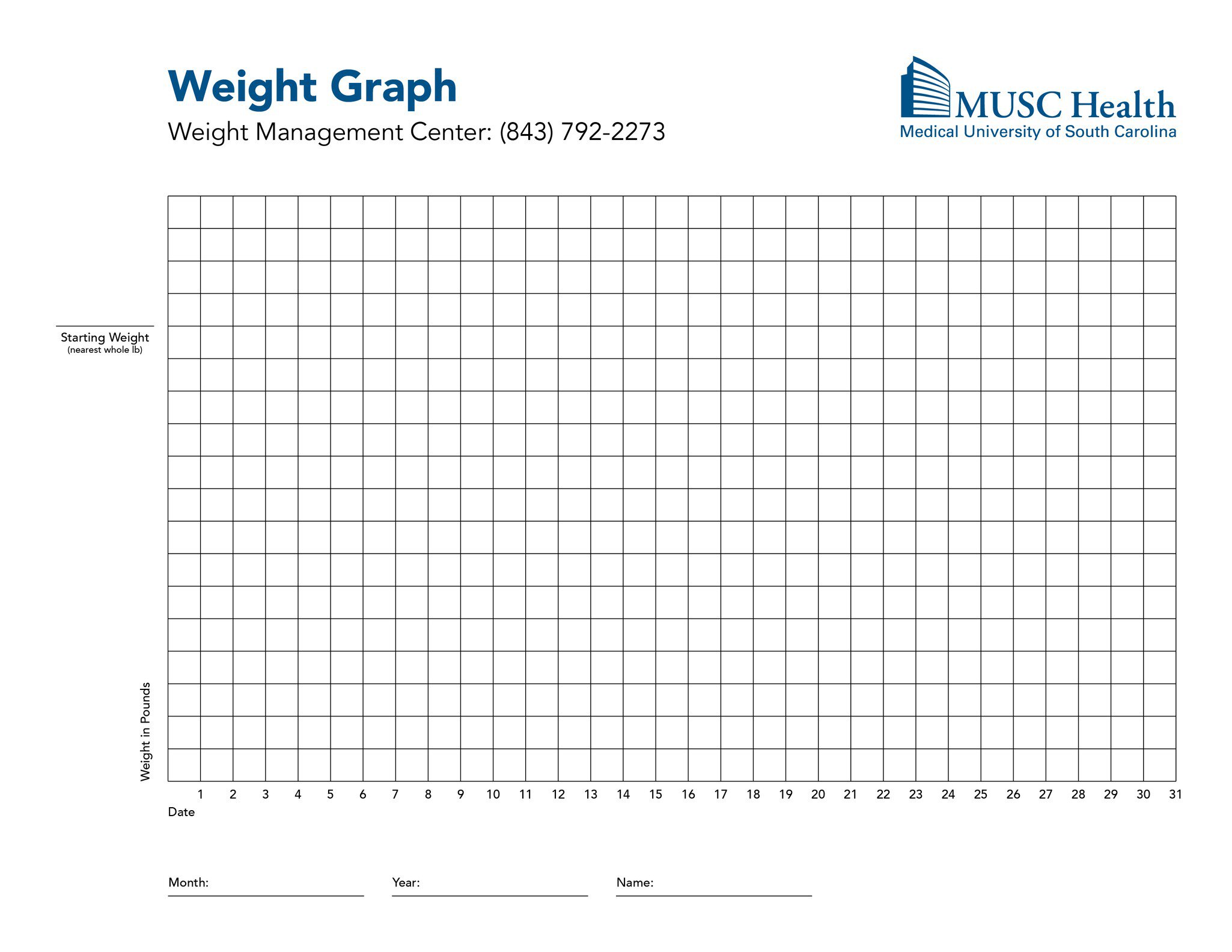 grid to record weight