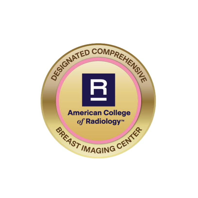 Designated Comprehensive Breast Imaging Center seal.