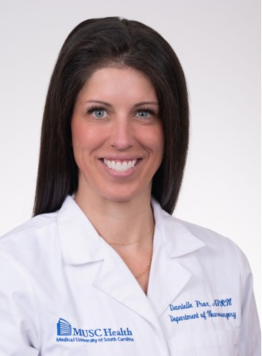Danielle Prox - Neuro CC - NSICU wearing a white coat