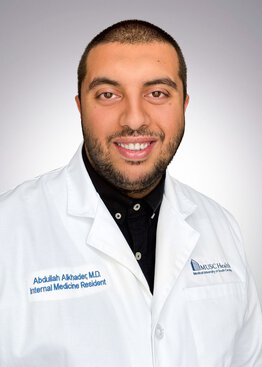 Alkhader Abdullah Internal Medicine  MD wearing a white coat