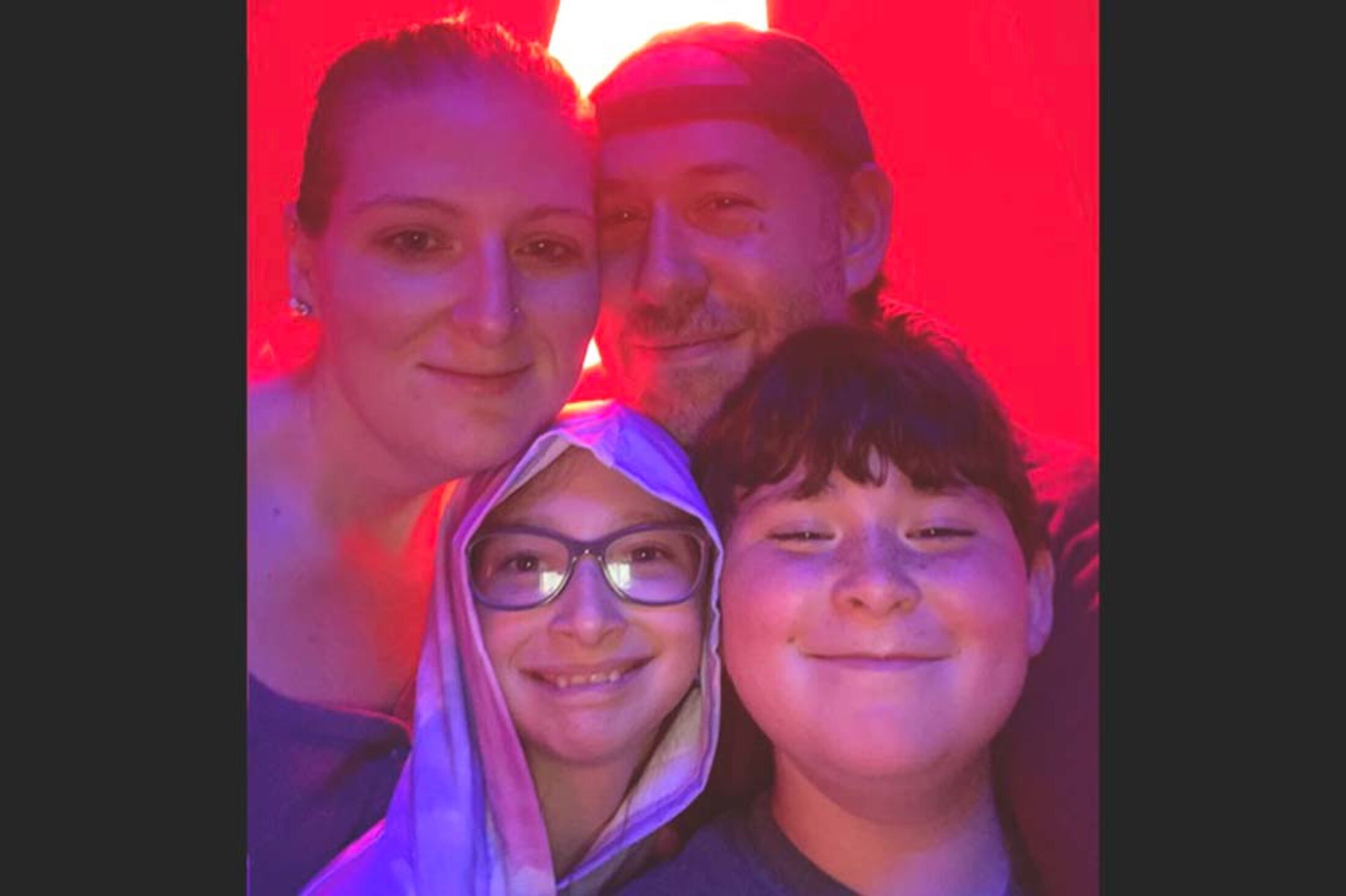 Marc Bernard and family Indian Land smiling family