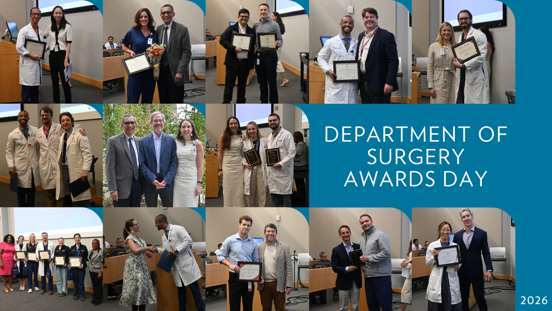 MUSC Department of Surgery Award Celebration