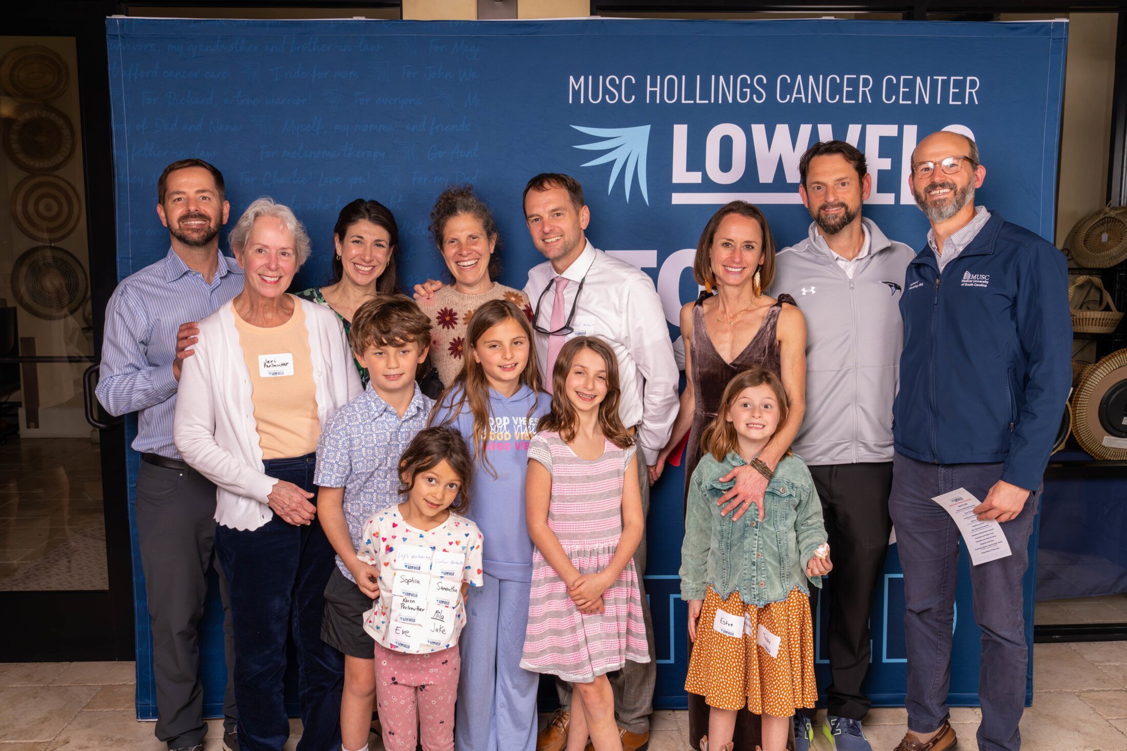 a large happy family of multiple generations