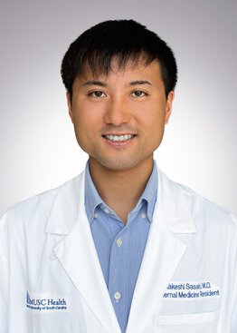 Takeshi Sasaki MD Internal Medicine wearing a white coat