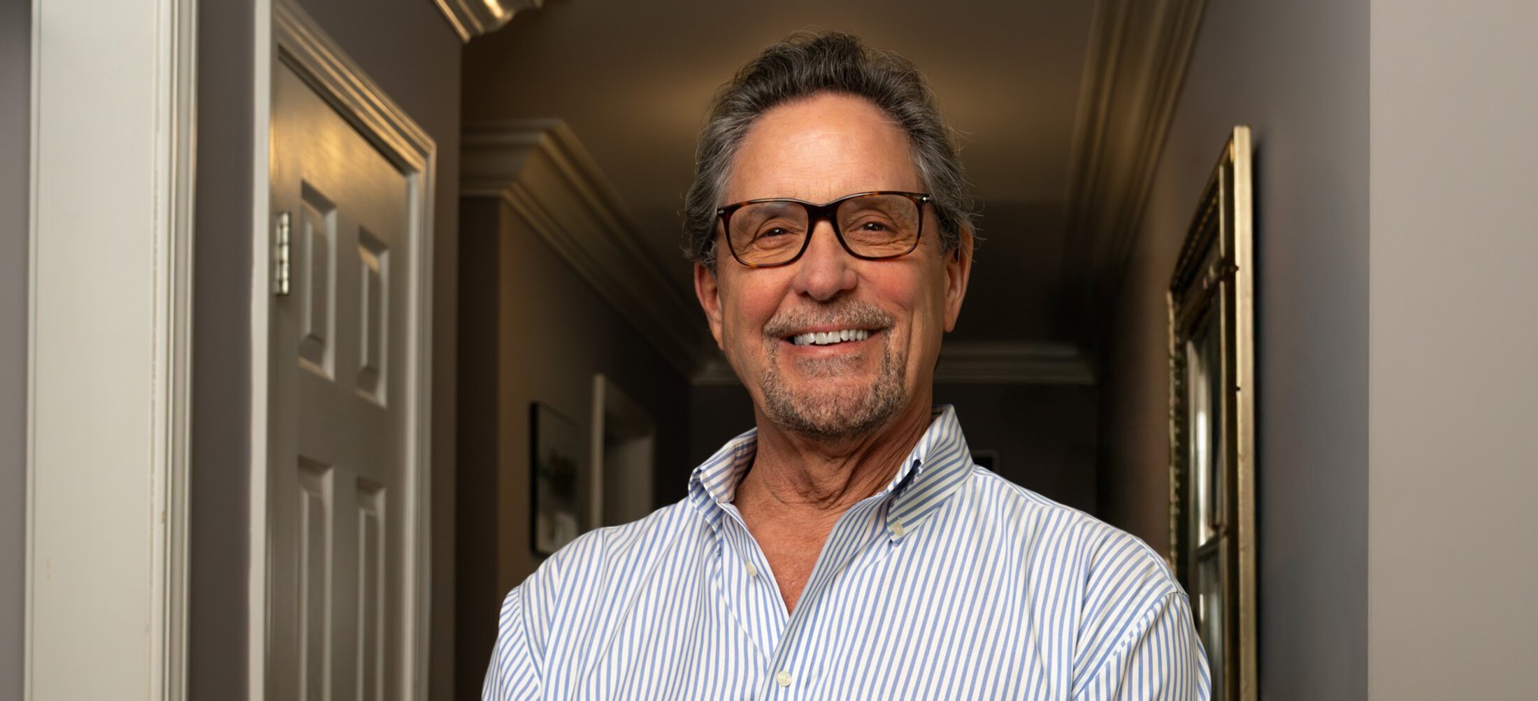 Steve Olsen Hollings Cancer Center standing in the hallway