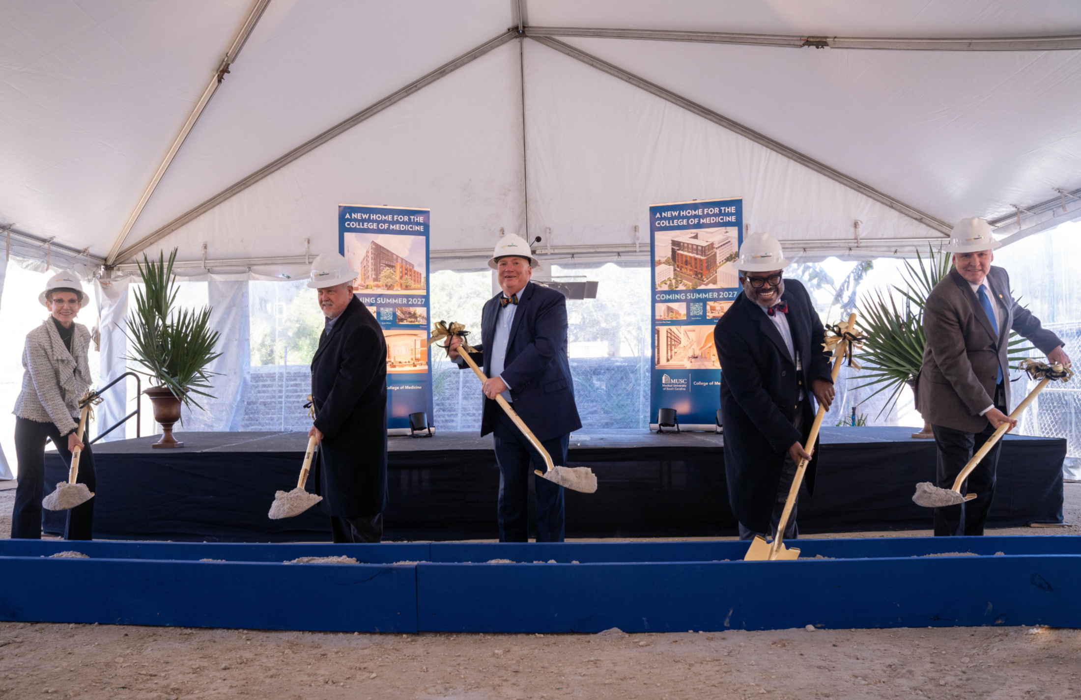 MUSC College of Medicine groud breaking