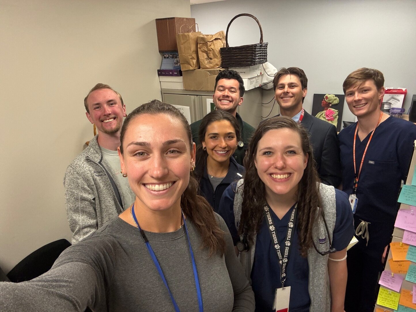 Students, residents, and PRIME staff in the Corner Store