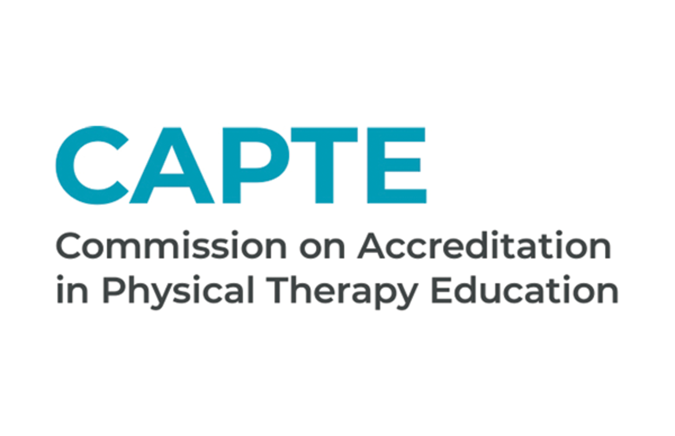 Commission on Accreditation in Physical Therapy Education (CAPTE) logo