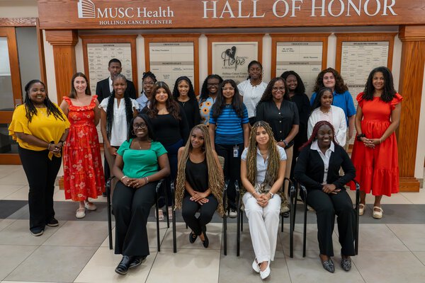 A group photo of students and SC CHEER YES program leaders.