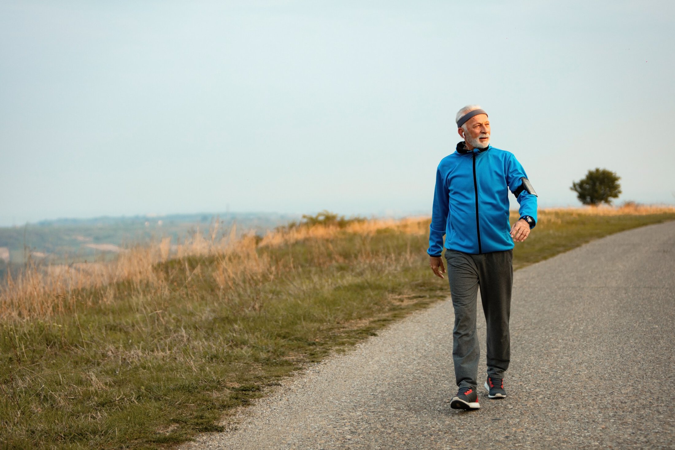 Patient walking comfortably after foot joint replacement surgery at MUSC Health