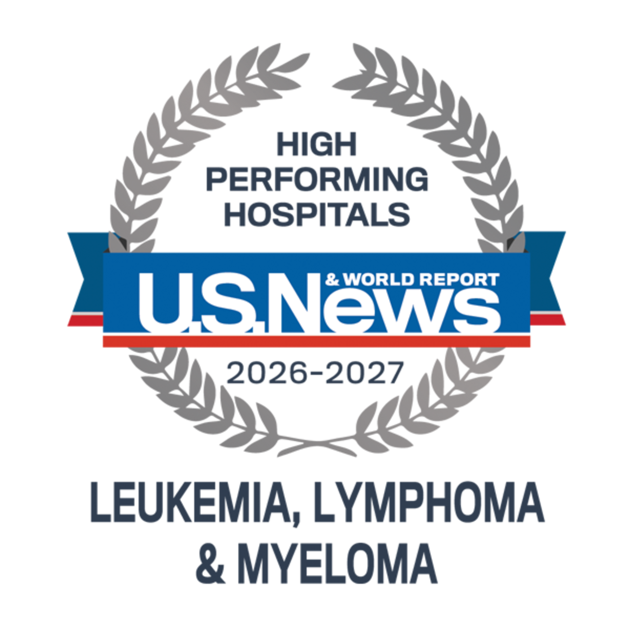 U.S. News & World Report High Performing Hospitals 2026-2027 Leukemia, Lymphoma & Myeloma
