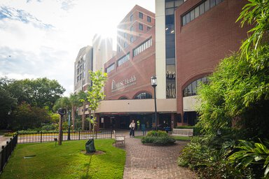 MUSC's downtown Charleston campus in the sun