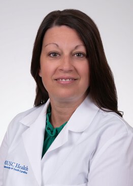 Davis, Season - Hematology Oncology Medicine - NP, wearing a white coat