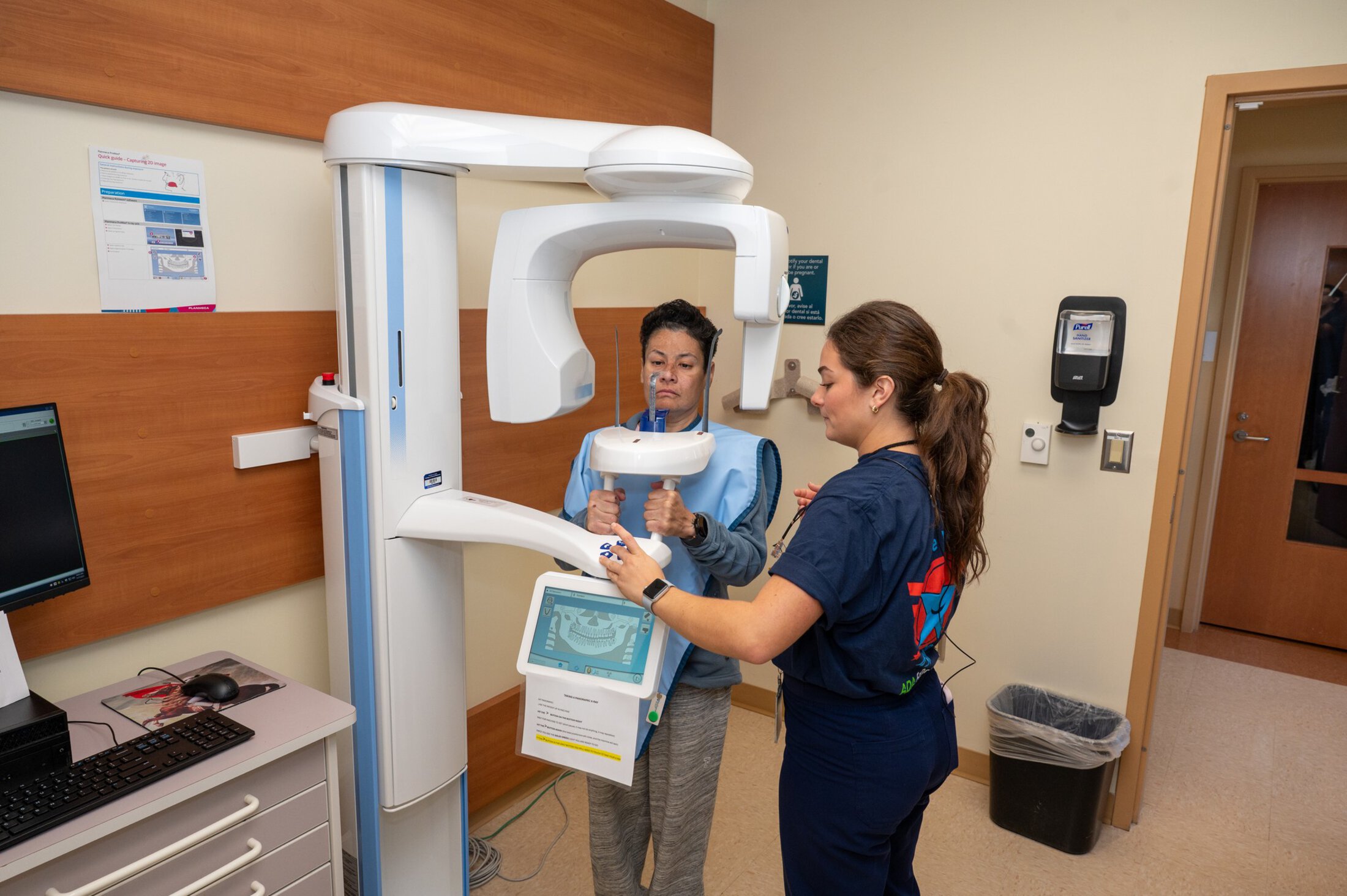 Patient Ester Morales been helped by dental staff